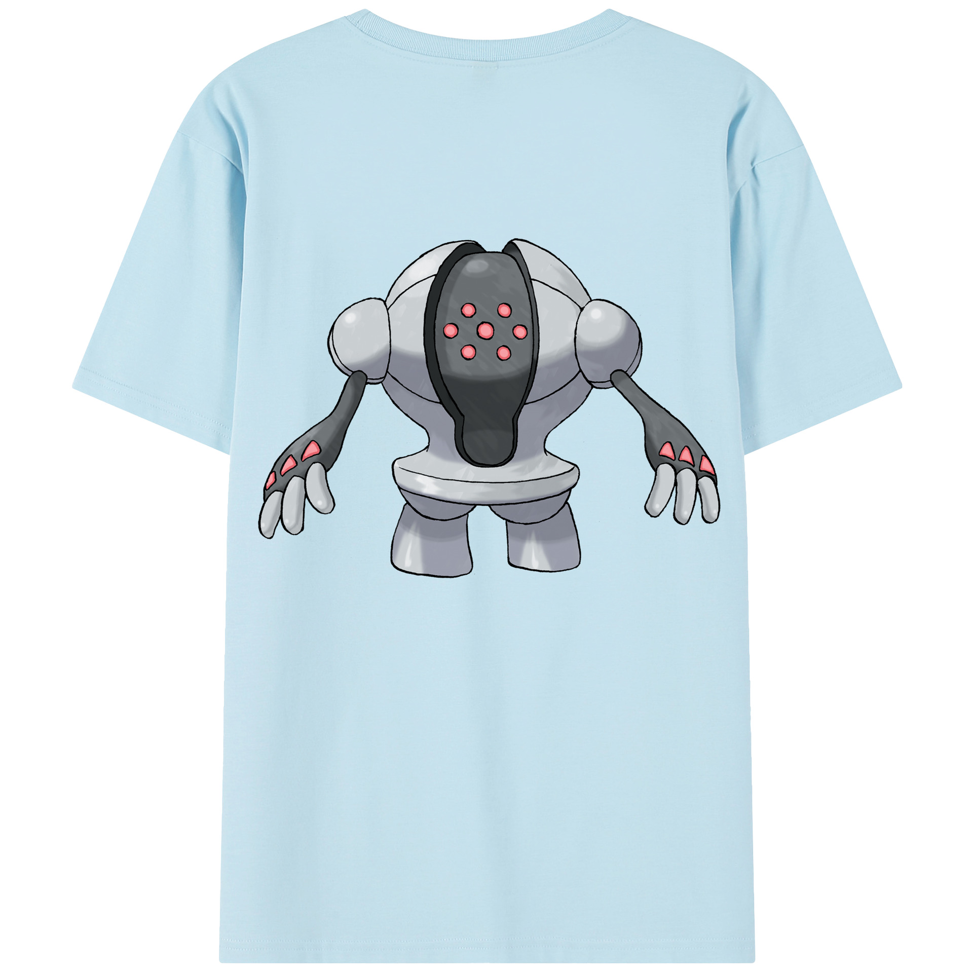 （画像用） ポケットモンスター Pokémon 綿100％半袖Tシャツ（背面プリント）